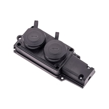 Kauçuk İkili Grup Priz 220v 16 A Konza