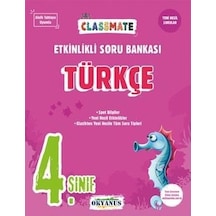 4. Sınıf Classmate Türkçe Etkinlikli Soru Bankası - Hacer Şebnem Güneren - Okyanus Eğitim
