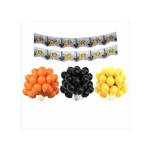 İnşaat Temalı Mini Balon + Banner Seti