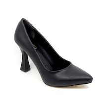 Zerhan 349 Kadın Siyah Stiletto Ayakkabı Siyah