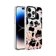 Butam Bilişim Apple Uyumlu iPhone 14 Pro Max Mermer Desenli Marbello Kılıf-siyah-beyaz Siyah-beyaz
