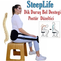 Steeplife Dik Duruş Desteği Postür Düzeltici Bel Destekli Korse