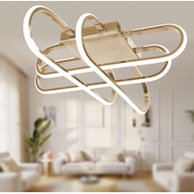 Tt338-fsr Tt Ayd. Kasef Fransız Sarı Kaplama Gün Işığı Led Avize Rosegold