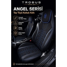 Subaru Xv 2012 Ve Sonrası Uyumlu Angel Serisi Tay Tüyü Koltuk Kılıfı Siyah Mavi 35522089