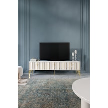 150 CM DUBAİ MDF MEBRAN KAPAK EKRU GOLD