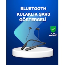 Znv Zenvia Mey İthalat Boyun Askılı Kablosuz Bluetooth Kulaklık Aktif Gürültü Önleme, Lcd Ekranlı Znv2025