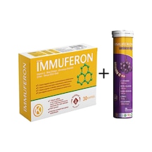 Immuferon - Beta Glucan Vitamin C Çinko Kara Mürver İçerikli