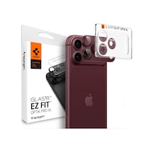Apple Uyumlu iPhone 18 Pro İle Uyumlu Kamera Lens Koruyucu Tam Kaplayan Cam Kolay Kurulum Glas.tr Ez Fit Optik Pro Xl Dark Cherry - Agl12036 Diğer