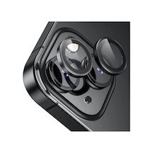 Ennar Apple Uyumlu iPhone 13 Gerçek Cam Safir Lens Koruma Siyah Siyah