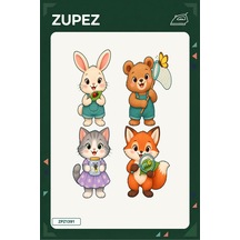 Minik Bahçe Böcekleri 19x25 Cm Ütüyle Uygulanan Baskı Zpz1391 - 928156996