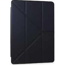 Newface Samsung Galaxy Tab A9 Kılıf Kalemlikli Mars Tablet Kılıfı - Lacivert