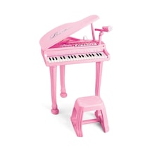 Bao-1403-0213 Pink 37 Tuş Büyük Pembe Piyano Mp3 Ve Mikrofonlu
