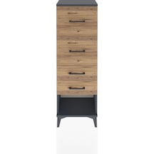 Arges Dolap 4 Çekmeceli 44x30x134 Antrasit-çam Antrasit Arges Dolap 4 Çekmeceli 44x30x134 Antrasit-çam Antrasit