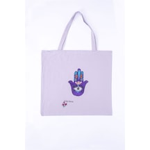 Özel Tasarım Handmade Bez Çanta Gri