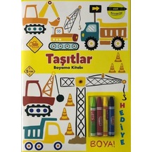 Minik Ressamlar - Taşıtlar Boyama Kitabı- Doğan ve Egmont Yayıncılık