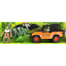 Dinozor Avcısı Jeepli Oyun  Seti