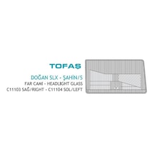 Far Camı Fıat Slx Sağ 1993-