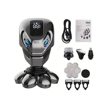 Xuweiwei Gri Chın 7d Usb Sarjli Erkek Tiras Makinesi Islak Kuru Kullanim 5li Bakim Seti Sakal Duzenleyici