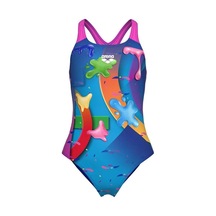Arena İnventive Swimsuit Swim Pro Back Kız Çocuk Mayo Çok Renkli