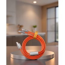 120w Hızlı Şarj Kablosu 3'ü 1 Arada Xuczzzs219şarjkablosuuuuuu-6 Belirtilmemiş