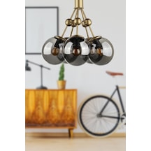 Begüsa Delf 5 Li Avize Eskitme Füme Cam Eskitme - Füme