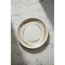 6'lı Toledo Pasta Tabağı 20cm Dijital Costa Rinart Krem