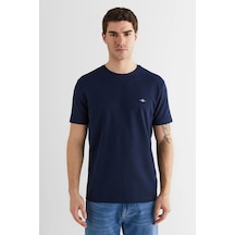 Gant Erkek Lacivert Bisiklet Yaka Regular Fit Logolu T-shirt-14842 Gant Erkek Lacivert Bisiklet Yaka Regular Fit Logolu T-shirt-14842
