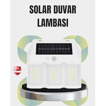 Pır Sensörlü Solar Lamba Otomatik Şarj Ve Gece Aydınlatma Çok Renkli