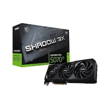 Msı Vga Geforce Rtx 5070 Tı 16g Shadow 3x Oc Rtx5070tı 16gb Gdrr7 256 B Dx12 Pcıe 5.0 X16 3xdp