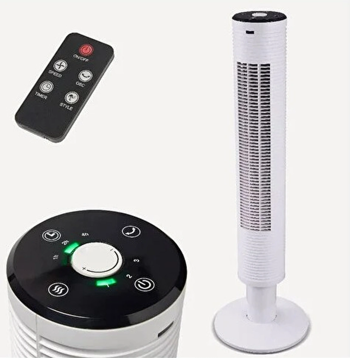 Cgc Good Home Kule Tipi Kumandalı Vantilatör Beyaz 45 Watt Ftp6