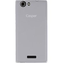 Casper Vıa V6 Kılıf Soft Silikon Beyaz Arka Kapak