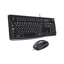 Logıtech Mk120 Usb Q Siyah Kablolu Klavye+mouse Set