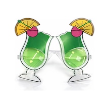 Kokteyl Bardak Parti Gözlüğü Yeşil Renk Tüm Yaşlar