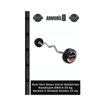 Özel Seri Omuz Vücut Geliştirme Kondisyon Drd-z-25 Kg Barbell Z Olimpik Dambıl 25 Kg