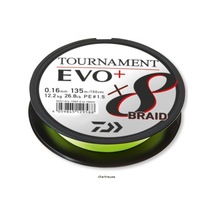 Daiwa Tournament Evo+ 8b 0.18mm 135mt Chartreuse 8 Örgü İp Misina 15.8kg Çeker