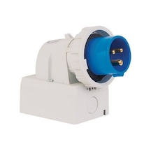 Mete Enerji 3x16a. Ip67 Duvar Fişi Eğik Gövdeli Vidalı Bağlı T24444v