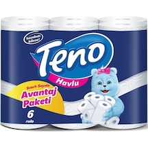 Teno Ultra Kağıt Havlu Çift Katlı 6 Lı Paket (Avantaj Pk Serisi)