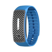 Hangfox M30 Ultrasonik Kovucu Bileklik - Çocuk & Yetişkinler İçin Dış Mekan Uygun, 7 Gün Süre Li-pil, Sessiz Fiziksel Enfeksiyon Önleyici, Mavi