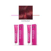 2 Li Set Premium 6.00 Ateş Kızılı - Kalıcı Saç Boyası 2 X 50 G Tüp
