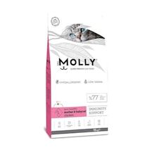Molly Düşük Tahıllı Hypoallergenic Tavuklu Anne Ve Yavru Kedi Maması 15 Kg