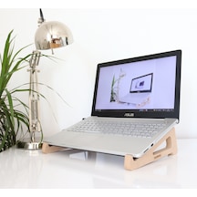 Hanwood Laptop Yükseltici Ahşap Stand