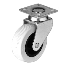 50x20 Mm Gri Tablalı Tekerlek Yük Taşıma Tekerlek 50 Mm 4 Adet Açık Gri