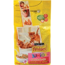 Purina Friskies Junior Tavuk Süt ve Sebzeli Yavru Kedi Maması 2 x 1500 G