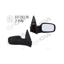 Gva Dış Dikiz Aynası Sağ Megane 02 Elektrikli Isıtmalı Sensörlü Siyah Kapak Konveks 7 Fiş Vm-138ehsr Gva 1011130 7701054688 7701068375