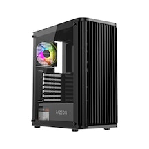 Fazeon F20 650w 80+ Bronze Tempered Glass Mesh Argb Fanli Usb 3.0 Siyah E-atx Bilgisayar Kasasi