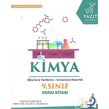 Yazıt 9.sınıf Kimya Konu Kitabı: Okullara Yardımcı - Sınavlara Hazırlık