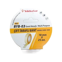 Yıldızlar Byb-03 Çift Tarafli Filmik Bant 18 Mm 25 Mt