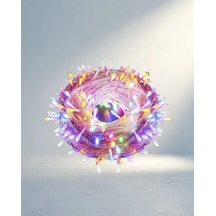 Şeffaf Kablo İle Enerji Tasarruflu 5 M 50 Led Dekor Işık .