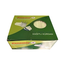 Yasemin Kağıt Sargılı Kutulu Ahşap Kürdan - Standart Boy - Ort. 400 Adetlik 1 Paket