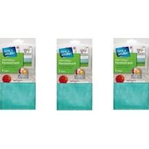 Flink Sauber Mikrofiber Cam Bezi 3'Lü 40X40 Cm